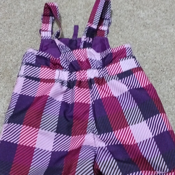 Circo-Plaid Purple and Pink Winter Overalls - Picture 3 of 8